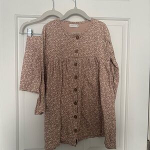 Jamie Kay Rosalie Fields Poppy Floral Button-Up Dress and Bikers